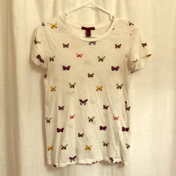 Butterfly Pattern Tee - Picture 1 of 4
